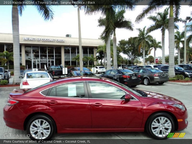 Sangria Red Mica / Black 2010 Mazda MAZDA6 s Touring Sedan