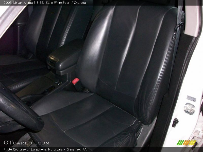 Satin White Pearl / Charcoal 2003 Nissan Altima 3.5 SE