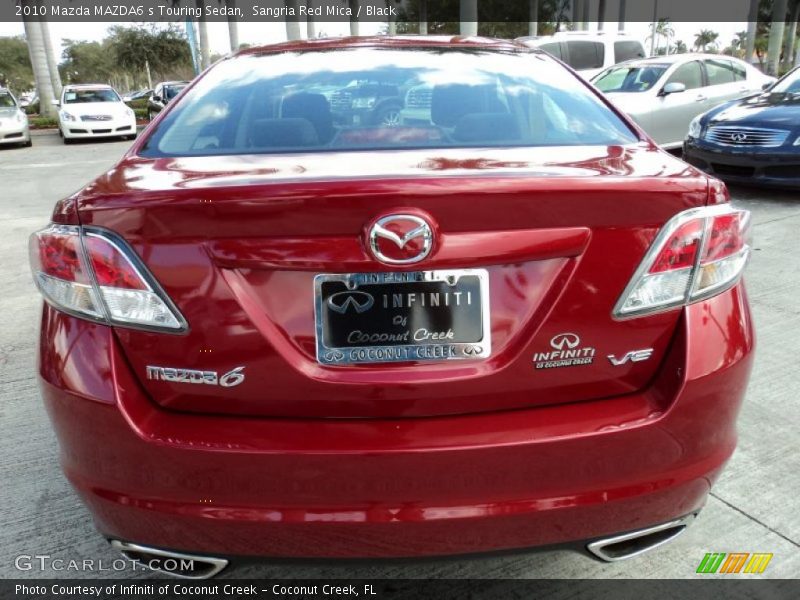 Sangria Red Mica / Black 2010 Mazda MAZDA6 s Touring Sedan