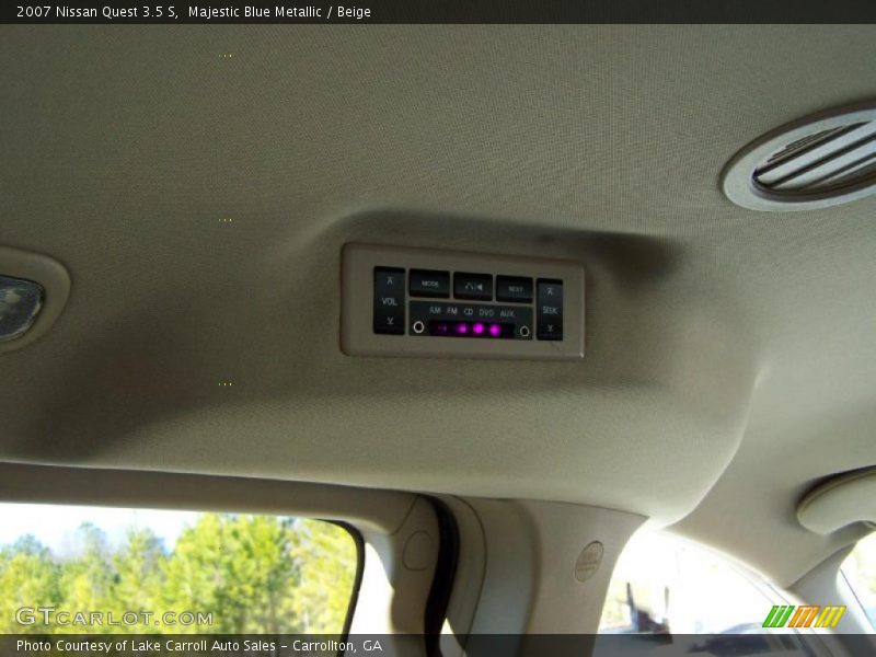 Majestic Blue Metallic / Beige 2007 Nissan Quest 3.5 S