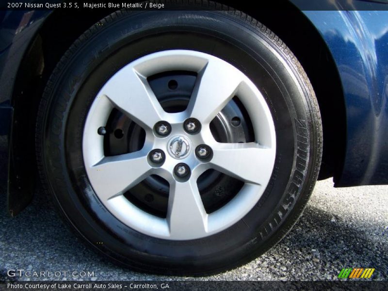 Majestic Blue Metallic / Beige 2007 Nissan Quest 3.5 S