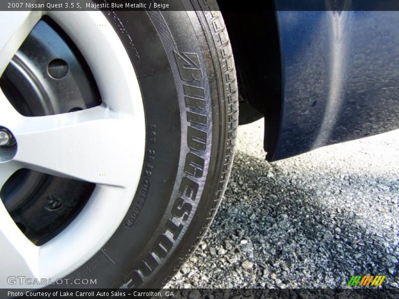 Majestic Blue Metallic / Beige 2007 Nissan Quest 3.5 S
