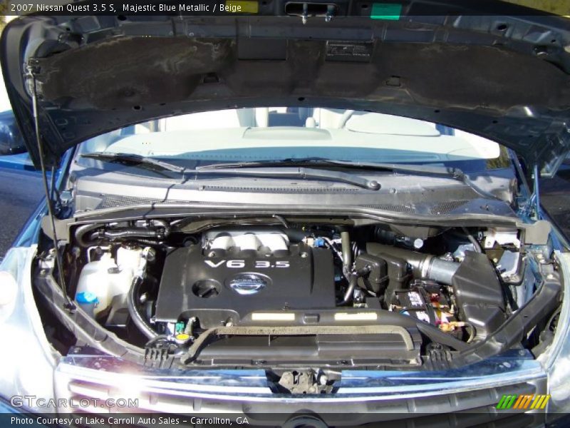 Majestic Blue Metallic / Beige 2007 Nissan Quest 3.5 S
