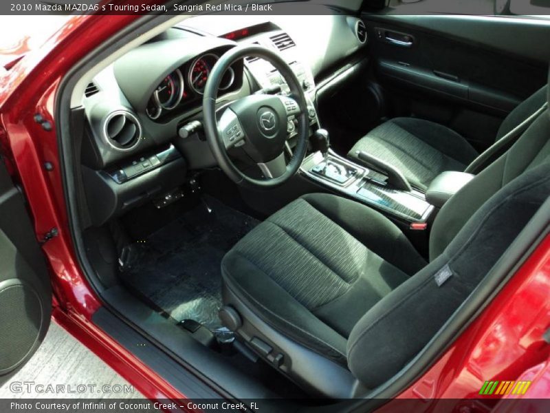 Black Interior - 2010 MAZDA6 s Touring Sedan 