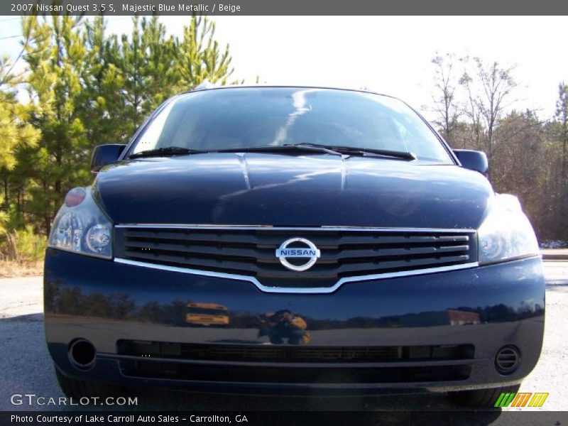 Majestic Blue Metallic / Beige 2007 Nissan Quest 3.5 S