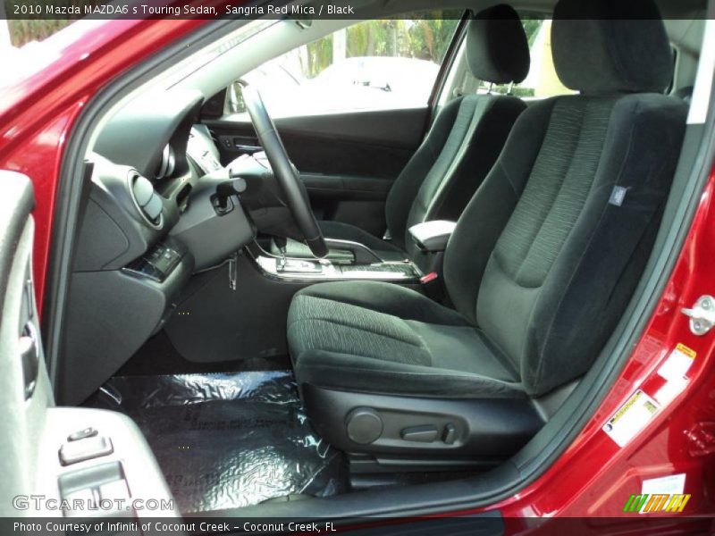  2010 MAZDA6 s Touring Sedan Black Interior