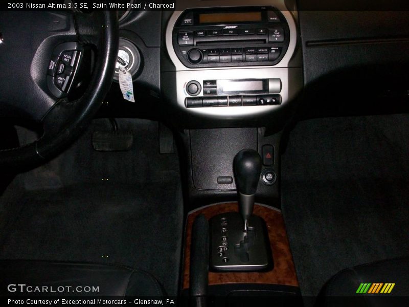 Satin White Pearl / Charcoal 2003 Nissan Altima 3.5 SE