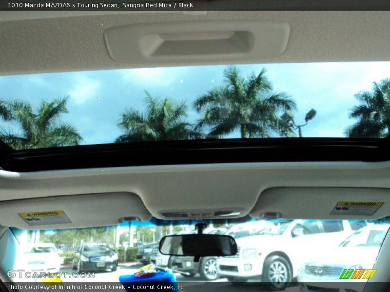 Sangria Red Mica / Black 2010 Mazda MAZDA6 s Touring Sedan