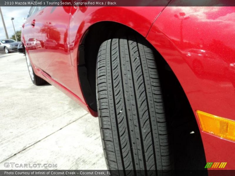 Sangria Red Mica / Black 2010 Mazda MAZDA6 s Touring Sedan