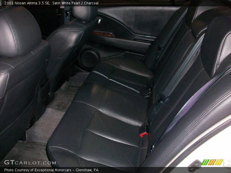 Satin White Pearl / Charcoal 2003 Nissan Altima 3.5 SE