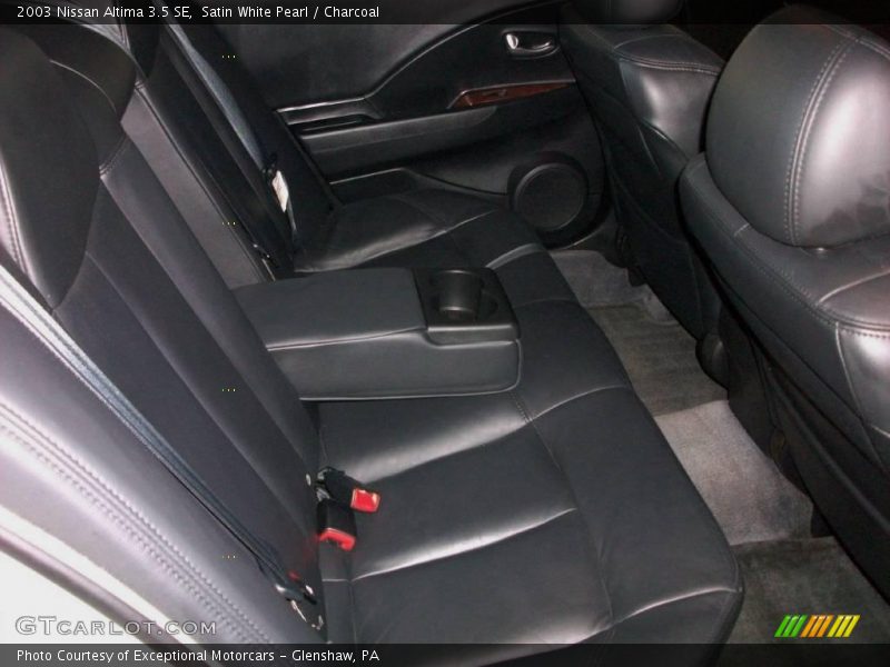 Satin White Pearl / Charcoal 2003 Nissan Altima 3.5 SE
