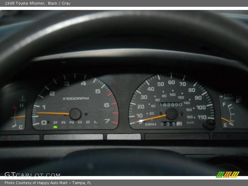 Black / Gray 1998 Toyota 4Runner