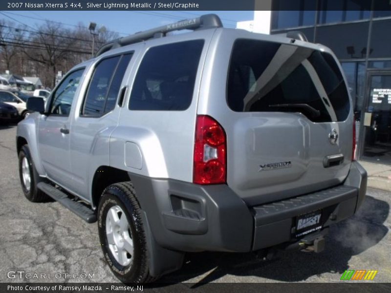 Silver Lightning Metallic / Steel/Graphite 2007 Nissan Xterra S 4x4