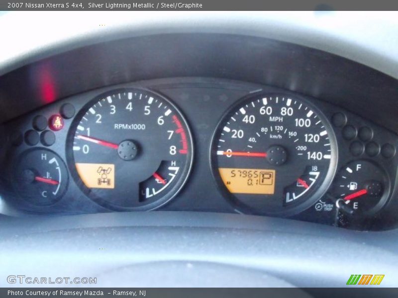 Silver Lightning Metallic / Steel/Graphite 2007 Nissan Xterra S 4x4