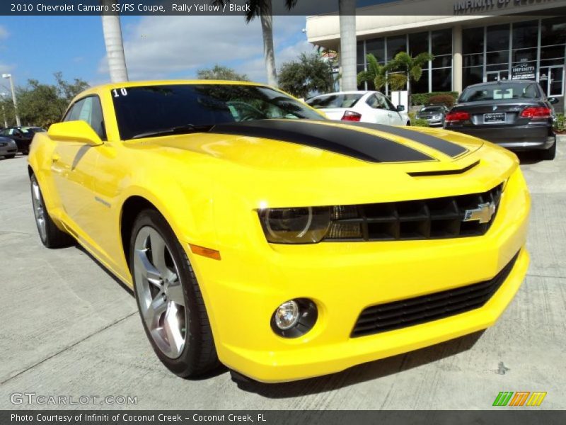Rally Yellow / Black 2010 Chevrolet Camaro SS/RS Coupe
