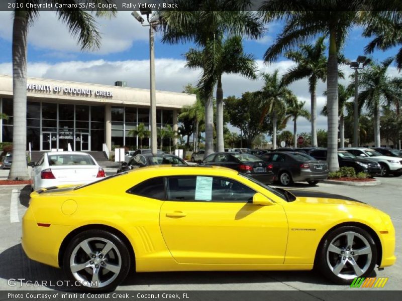 Rally Yellow / Black 2010 Chevrolet Camaro SS/RS Coupe