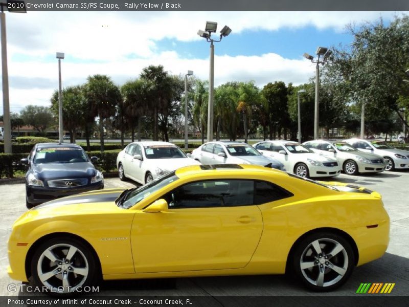 Rally Yellow / Black 2010 Chevrolet Camaro SS/RS Coupe