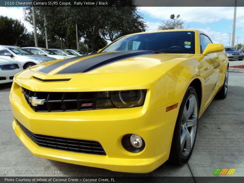 Rally Yellow / Black 2010 Chevrolet Camaro SS/RS Coupe