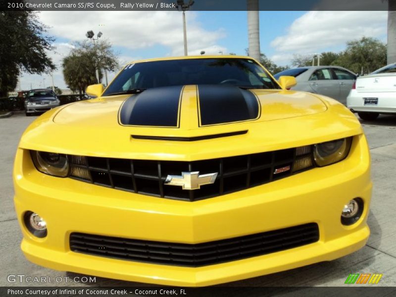 Rally Yellow / Black 2010 Chevrolet Camaro SS/RS Coupe