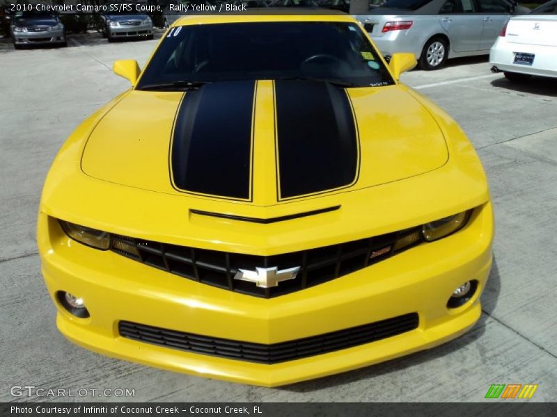 Rally Yellow / Black 2010 Chevrolet Camaro SS/RS Coupe