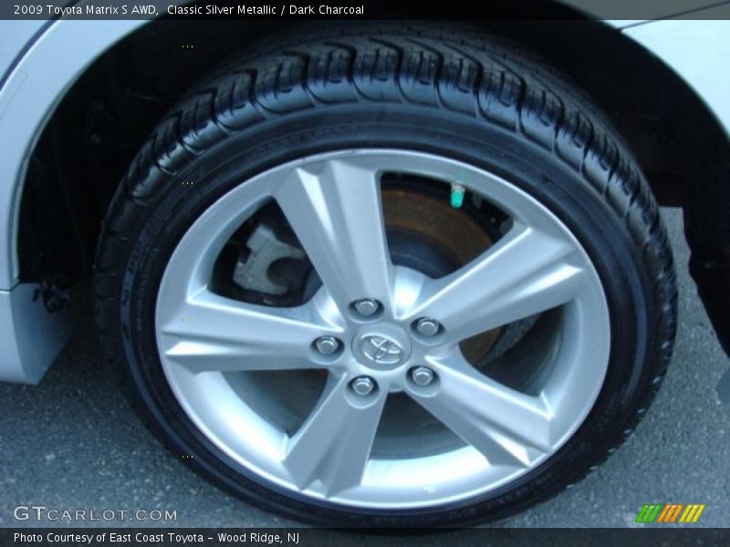 Classic Silver Metallic / Dark Charcoal 2009 Toyota Matrix S AWD
