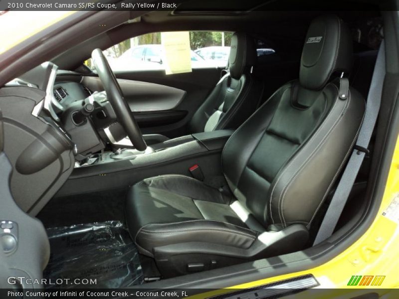 Rally Yellow / Black 2010 Chevrolet Camaro SS/RS Coupe