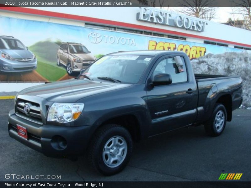 Magnetic Gray Metallic / Graphite 2010 Toyota Tacoma Regular Cab