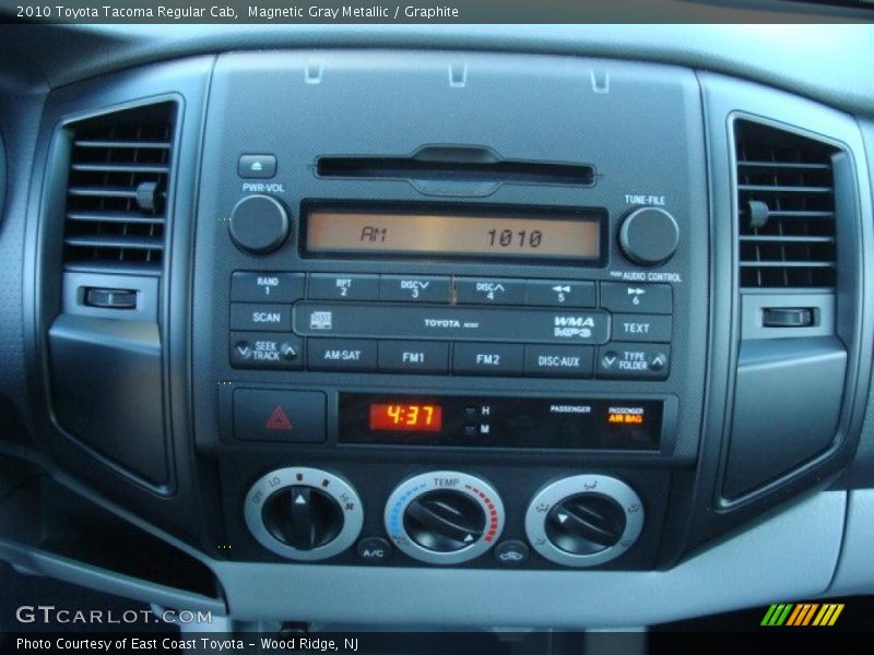 Magnetic Gray Metallic / Graphite 2010 Toyota Tacoma Regular Cab