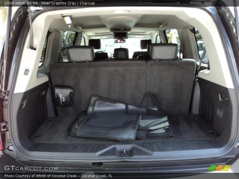 Silver Graphite Gray / Charcoal 2008 Infiniti QX 56
