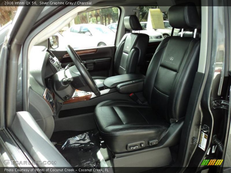 Silver Graphite Gray / Charcoal 2008 Infiniti QX 56