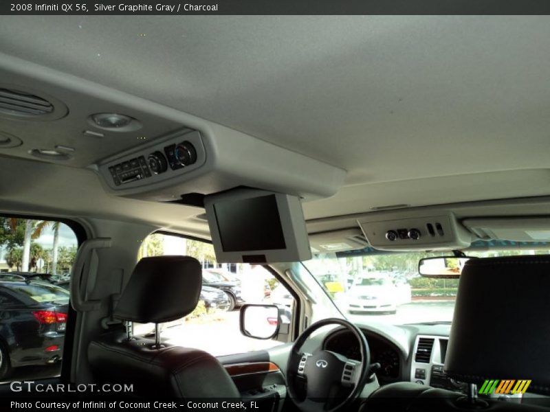 Silver Graphite Gray / Charcoal 2008 Infiniti QX 56