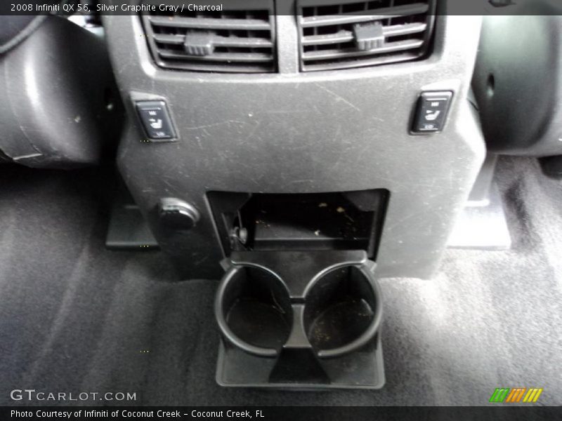 Silver Graphite Gray / Charcoal 2008 Infiniti QX 56