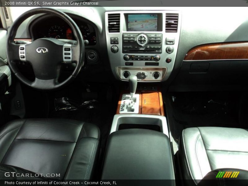 Silver Graphite Gray / Charcoal 2008 Infiniti QX 56