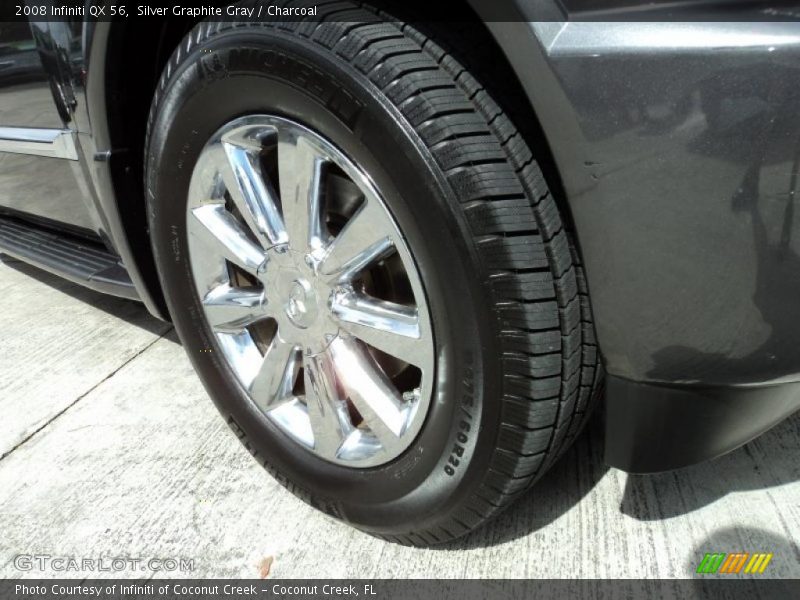 Silver Graphite Gray / Charcoal 2008 Infiniti QX 56