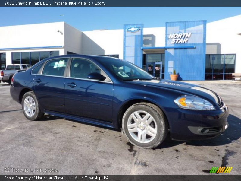 Imperial Blue Metallic / Ebony 2011 Chevrolet Impala LT