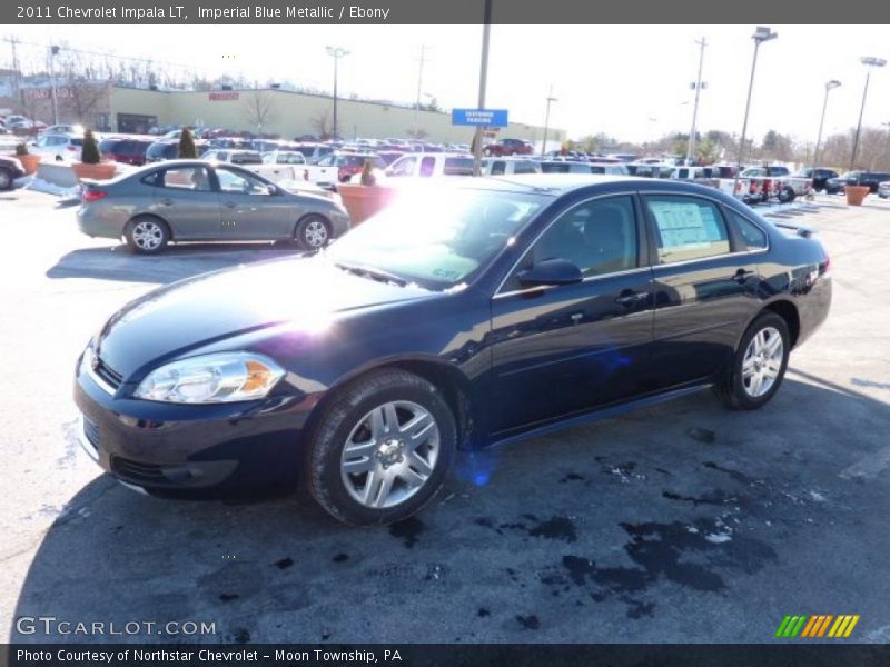 Imperial Blue Metallic / Ebony 2011 Chevrolet Impala LT
