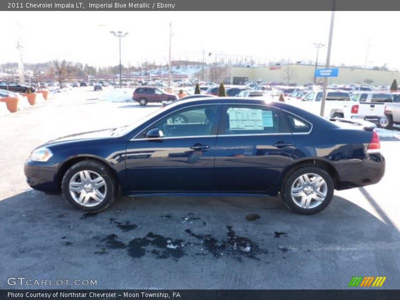 Imperial Blue Metallic / Ebony 2011 Chevrolet Impala LT