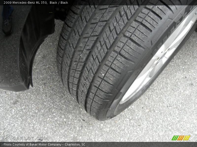 Black / Black 2009 Mercedes-Benz ML 350