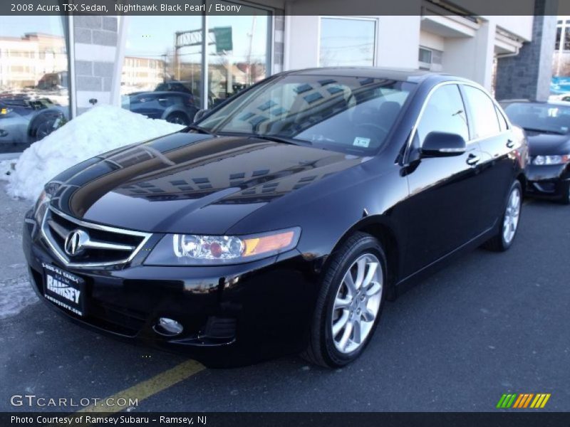 Nighthawk Black Pearl / Ebony 2008 Acura TSX Sedan