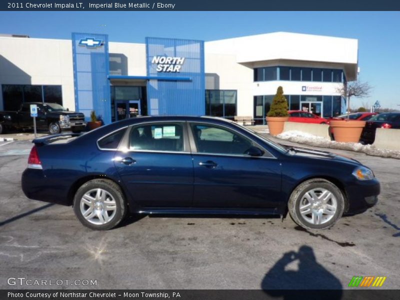 Imperial Blue Metallic / Ebony 2011 Chevrolet Impala LT