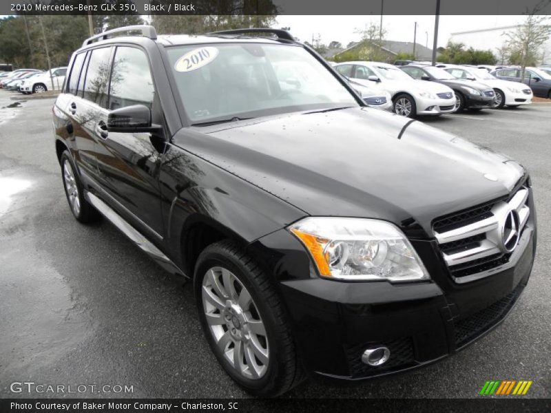 Black / Black 2010 Mercedes-Benz GLK 350