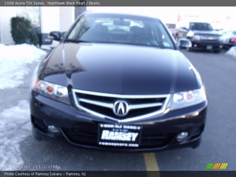 Nighthawk Black Pearl / Ebony 2008 Acura TSX Sedan