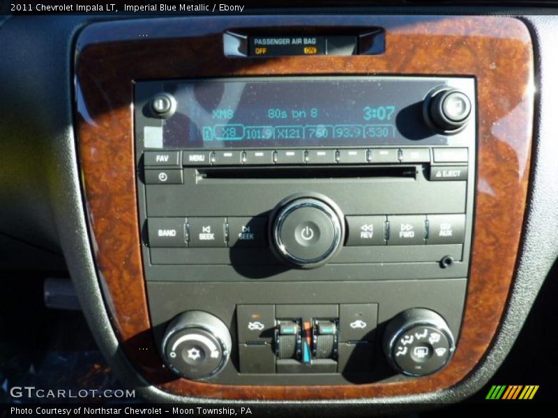 Imperial Blue Metallic / Ebony 2011 Chevrolet Impala LT