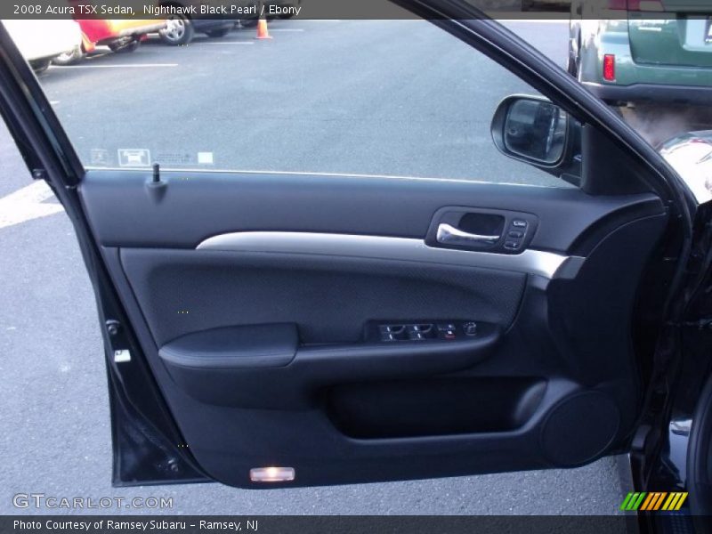 Nighthawk Black Pearl / Ebony 2008 Acura TSX Sedan