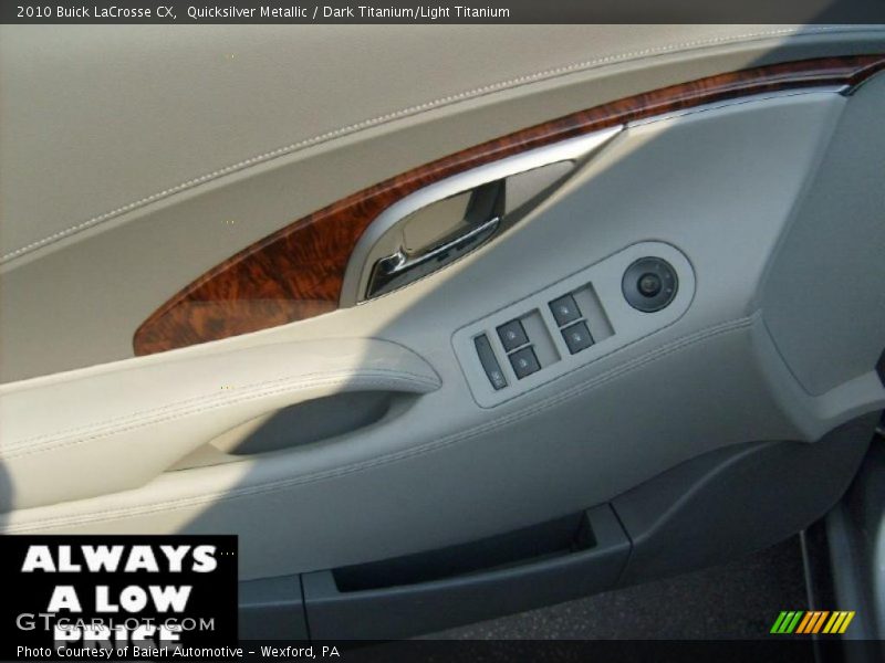 Quicksilver Metallic / Dark Titanium/Light Titanium 2010 Buick LaCrosse CX