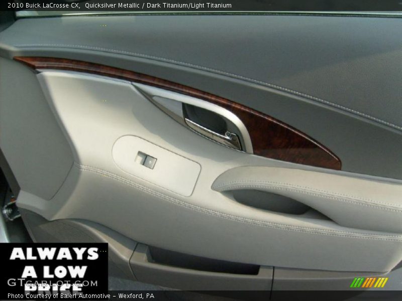 Quicksilver Metallic / Dark Titanium/Light Titanium 2010 Buick LaCrosse CX