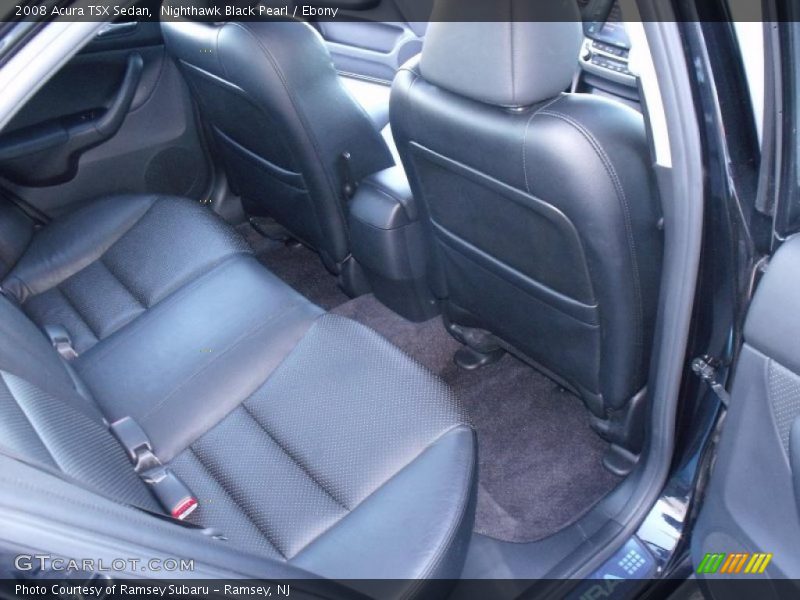 Nighthawk Black Pearl / Ebony 2008 Acura TSX Sedan