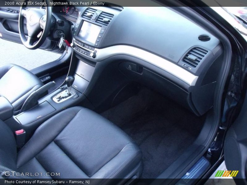Nighthawk Black Pearl / Ebony 2008 Acura TSX Sedan