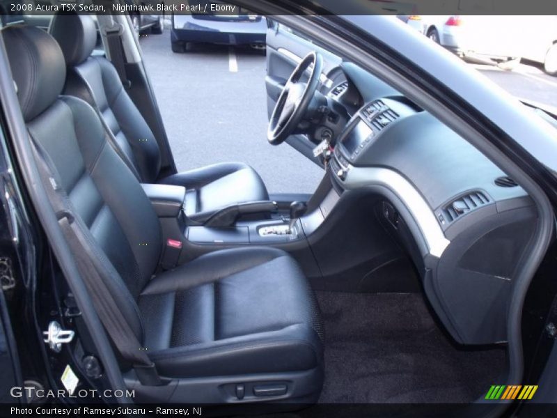 Nighthawk Black Pearl / Ebony 2008 Acura TSX Sedan