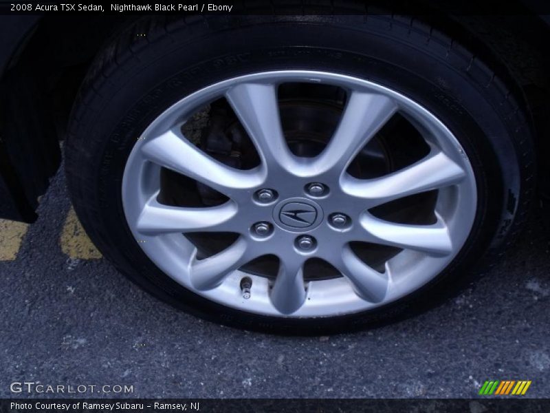 Nighthawk Black Pearl / Ebony 2008 Acura TSX Sedan